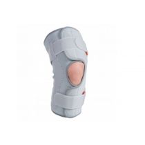 Ginocchiera Aperta Neoprene con Stecche Articolate Grigia