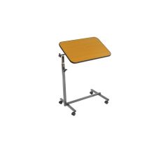 Simplex- Tavolino Servitore Regolabile in Legno con Ruote e Vassoio Inclinabile