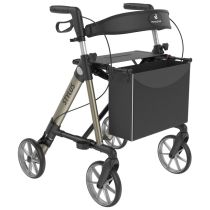 Rehasense - Rollator Pieghevole Stylus - Champagne Opaco - Alluminio