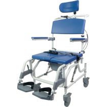 Aston Tilt Pro - Sedia Comoda Doccia Basculante con Poggiatesta