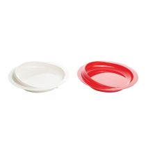 Piatto bordo alto antiscivolo microonde BPA free Identites