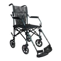 Sedia a rotelle pieghevole alluminio Identites 45 cm