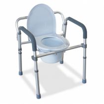 Comoda 4 in 1 Pieghevole in Alluminio con Altezza Regolabile