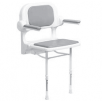 Sedile Imbottito con Schienale e Braccioli