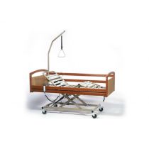 Letto Interval Elettrico 3 Motori con Rete a Doghe e Ruote