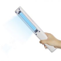Identites lampada disinfettante UV portatile con tecnologia UV-C, schermo LCD e timer, bianca, 4,5 W