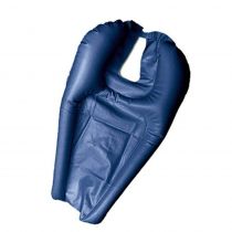 Identites lavatesta gonfiabile per shampoo con seduta, colore blu notte, dimensioni 50x40 cm