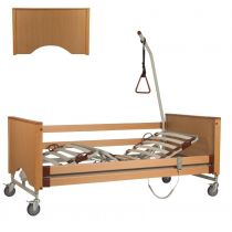 Letto Elettrico a Tre Snodi con Trendelenburg in Acciaio e Legno