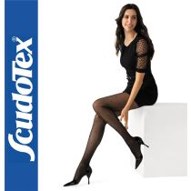 Collant 70 denari pois ricamati neri Luropas