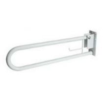 Maniglione Ribaltabile per Servizi Igienici - 60/70 cm - Bianco