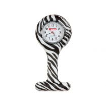 Orologio per Infermieri - Fantasia Zebra - Rilevatore Battito e Polso dei Pazienti