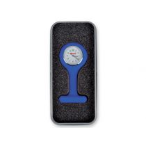 Orologio per Infermieri Blu con Scatola in Alluminio - Rilevatore Battito e Polso dei Pazienti