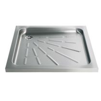 Piatto Doccia Acciaio Inox Satinato AISI 304 800x800 mm