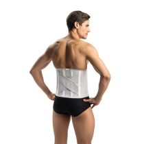 Pavis Self-Care Fascia Lombare Melange Grigio, 27 Cm, Cotone 100%, 4 Stecche