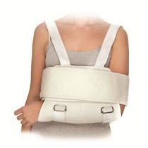 Mopedia immobilizzatore per spalla con reggibraccio in gommapiuma rivestita bianco taglia unica
