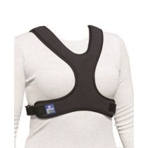Mopedia cintura pettorale a corpetto a farfalla imbottita con attacco rapido regolabile nera per carrozzina