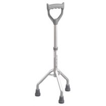 Mopedia tripode per bambino con base larga e manico chiuso in alluminio anodizzato e puntali antiscivolo