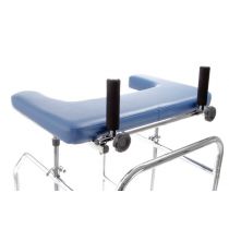 Mopedia tavolino imbottito per deambulatori 66 x 41 cm con appoggio antibrachiale 10 cm blu