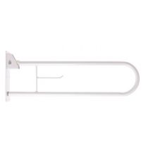 Maniglione Ribaltabile Sicurezza Bagno 75 cm Acciaio Verniciato