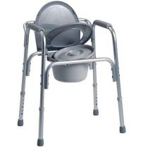 Sedia Comoda 3 in 1 Regolabile in Alluminio Antiscivolo