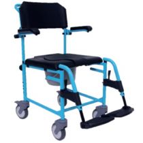 Sedia Da Comodo Per Doccia E WC Con Ruote  Zeta355