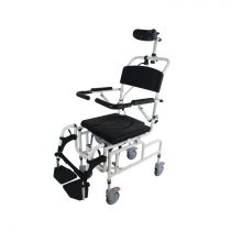 Sedia Da Doccia e WC Formentera - Alluminio - Ruote con Freno