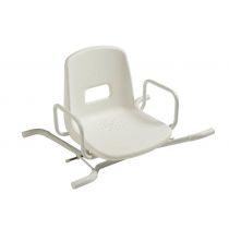 Sedia Girevole per Vasca in Acciaio e Polipropilene, 100 Kg