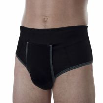 Art. 519 Orione Slip Contenitivo Ernia Inguinale Nero