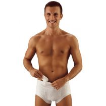 Cotton Slip con Pelotte Vita Bassa Grigio Melange - Scudotex (Codice 647)