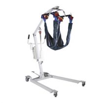 Sollevamalati Elettrico in Acciaio con Base Regolabile 150kg