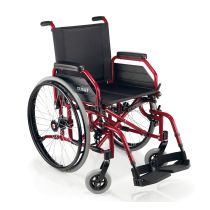 Surace Eureka Super Carrozzina Leggera Pieghevole in Alluminio con Braccioli Ribaltabili