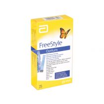 Abbott FreeStyle Optium - Strisce Glucosio - 25 Pezzi