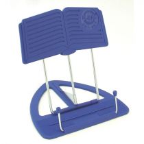 Identites supporto per libri pieghevole con piedini regolabili 17,5x26,5 cm plastica blu 180 g