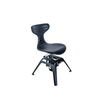 Officina Ortopedica Ferrero Swing Comfort sedia ergonomica con oscillazione orizzontale regolabile nera