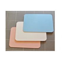 Identites tappeto da bagno antiscivolo e antibatterico in diatomite 60x40 cm grigio perla rosa blu