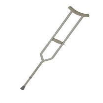 Gruccia bariatrica con sottoascellare e impugnatura in gomma morbida - Regolabile in altezza