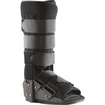 Ligastep - Tutore Walker Fisso Lungo - Suola Ampia - Nero