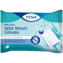 Manopole pre imbevute per detersione corpo - TENA Wet Wash Glove