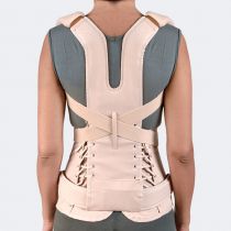 Corsetto Rigido Taylor Duo con Spallacci - Cotone e Velcro