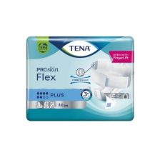 Pannolino Traspirante con Cintura di Fissaggio Tena Flex Plus - Cartone da 3 confezioni