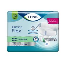 Pannolino Traspirante con Cintura di Fissaggio Tena Flex Super - Cartone da 3 confezioni