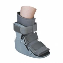 Walker Tutore Tibio Tarsico Fisso Corto Grigio con Suola Antiscivolo