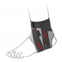 Cavigliera Elastica Cankle con Fibra di Carbonio e Taping Grigio