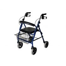 Deambulatore RO23 con Ampia Seduta e Freni in Alluminio Pieghevole