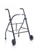 Mopedia POSEIDON deambulatore pieghevole con 2 ruote anteriori fisse in EVA senza seduta acciaio