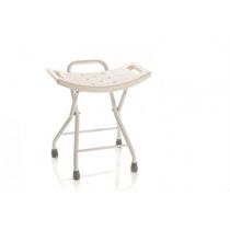 Sedile per Vasca Pieghevole in Acciaio Verniciato e Polietilene