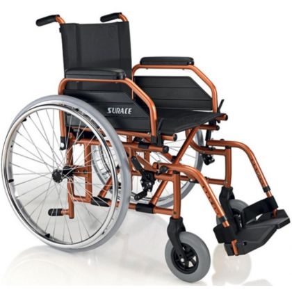 Eureka Surace sedia a rotelle leggera 13kg carrozzina anziani pieghevole